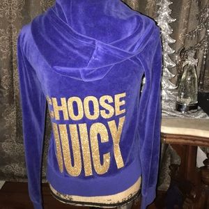Blue Juicy Couture hooded jacket